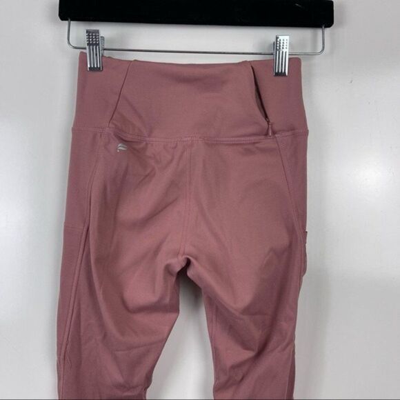 Fabletics Trinity High-Waisted Utility Leggings Zipper Pockets Pink Women's XS - Picture 6 of 13